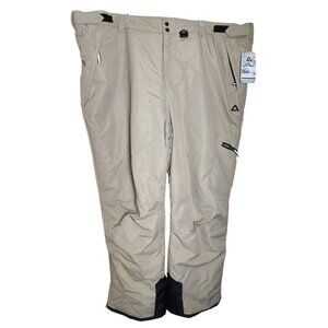 Tec-One Explorer 4XL Cashew Core Ski & Snowboarding Pants – Water Resistant